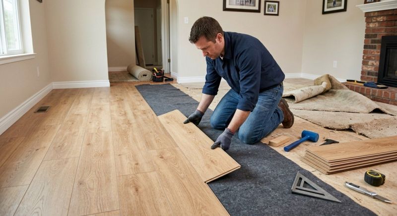 Laminate Floor Remodeling in Concord, CA