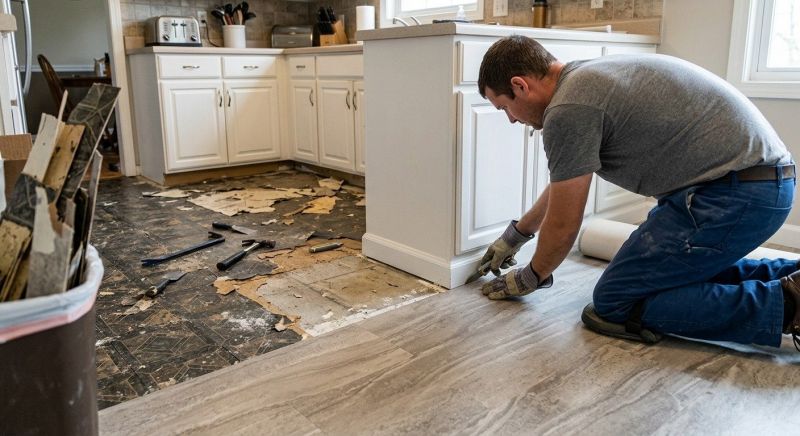 Linoleum Floor Installation in Travis Afb, CA