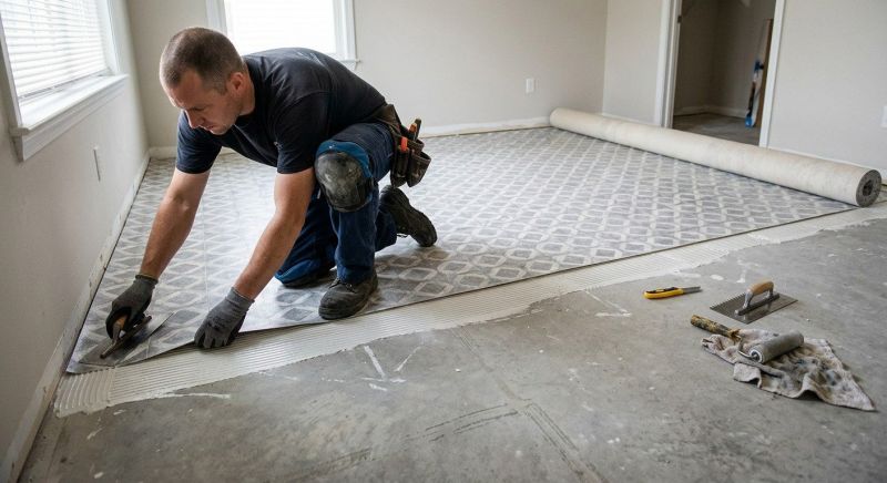 Sheet Linoleum Installation in Antioch, CA