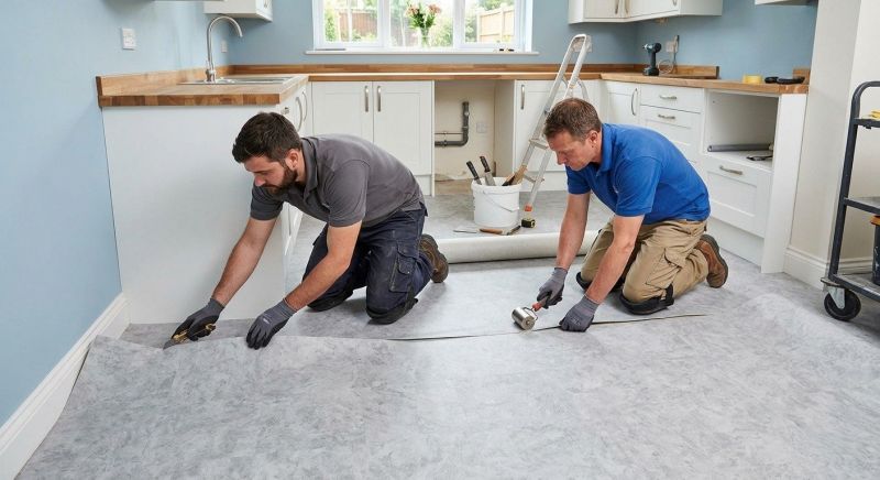 Sheet Linoleum Installation in Concord, CA