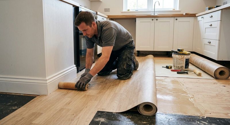 Sheet Linoleum Installation in Travis Afb, CA