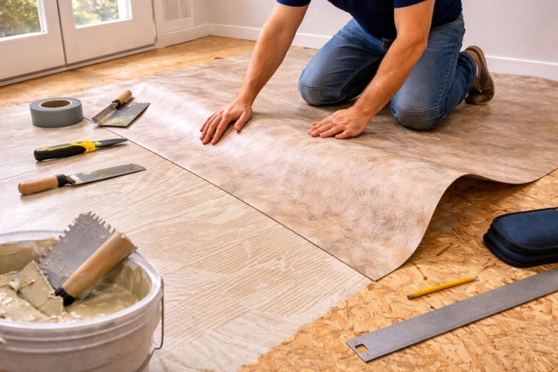 Sheet Vinyl Installation in Danville, CA