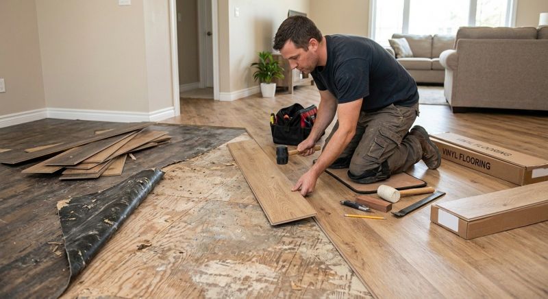Vinyl Floor Replacement in Concord, CA